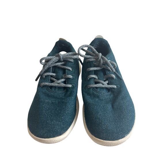 Allbirds Aurora Teal Green Mizzle Wool Runner Sneakers Women’s Size 10 - Picture 5 of 9